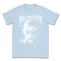 Dusty Blue black metal pinhead Classic Tee - linhVisuals