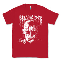 Red black metal pinhead Classic Tee - linhVisuals