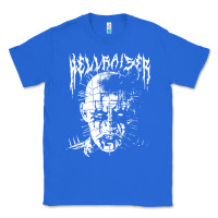 True Royal black metal pinhead Classic Tee - linhVisuals