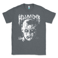 Charcoal Heather black metal pinhead Classic Tee - linhVisuals
