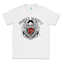 White dropkick murphy's 2 Classic Tee - linhVisuals