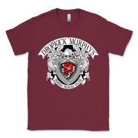 Burgundy dropkick murphy's 2 Classic Tee - linhVisuals