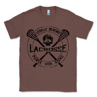 Chestnut lacrosse legally beating people with sticks Classic Tee - linhVisuals