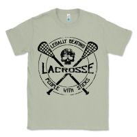 Lacrosse Legally Beating People With Sticks Classic Tee | Teevron