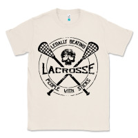 Natural lacrosse legally beating people with sticks Classic Tee - linhVisuals