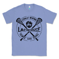 Colony Blue lacrosse legally beating people with sticks Classic Tee - linhVisuals