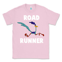 Bubblegum Pink Road Runner Classic Tee - linhVisuals