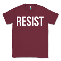 Burgundy resist Classic Tee - linhVisuals