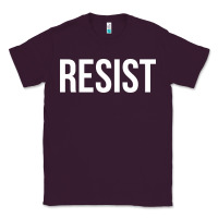 Plum resist Classic Tee - linhVisuals