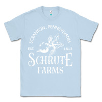 Dusty Blue schrute farms Classic Tee - linhVisuals