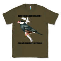 Army Green Western Ground Parrot Rare Wild And West Australia Classic Tee - Bettercallsaul