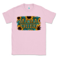 Bubblegum Pink Sunflower Serappe Turquoise Gemstone Mama Tried Classic Tee - Jasminsmagicworld