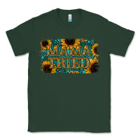 Sports Green Sunflower Serappe Turquoise Gemstone Mama Tried Classic Tee - Jasminsmagicworld