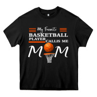 Black My Favorite Basketball Player Calls Me Mom Heavy Core Tee - Bettercallsaul