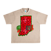 French Oak indiana watermelon Urban Heavy Tee - RacoonDesign