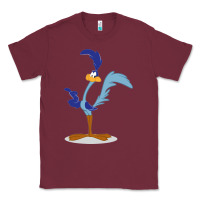 Burgundy Road Runner Beep Classic Tee - linhVisuals