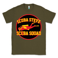Army Green scuba steve Classic Tee - linhVisuals
