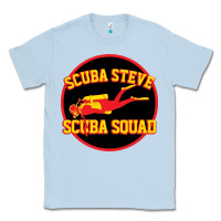 Dusty Blue scuba steve Classic Tee - linhVisuals
