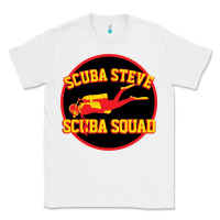 White scuba steve Classic Tee - linhVisuals