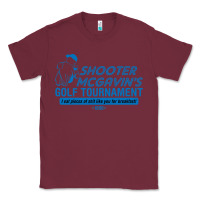 Burgundy shooter mcgavin's golf tournament Classic Tee - linhVisuals
