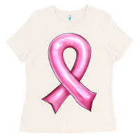 Bone Balloon cancer ribbon Ladies Tee - Artiststas