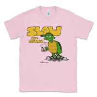 Bubblegum Pink slow but mellow crazy Classic Tee - linhVisuals