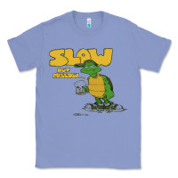Colony Blue slow but mellow crazy Classic Tee - linhVisuals