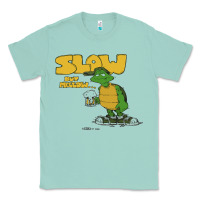 Seafoam slow but mellow crazy Classic Tee - linhVisuals