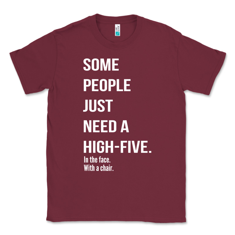 Some People Need A High Five Classic Tee by linhVisuals | Teevron