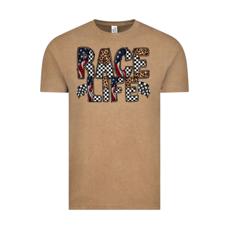 Race Life Vintage Tee by RacoonDesign | Teevron