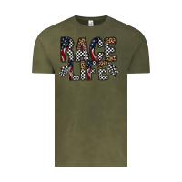 Vintage Olive race life Vintage Tee - RacoonDesign