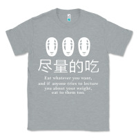 Heather Grey spirited away no face Classic Tee - linhVisuals