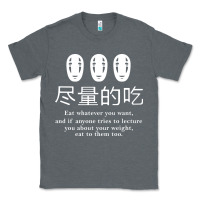 Charcoal Heather spirited away no face Classic Tee - linhVisuals