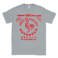 Heather Grey sriracha sauce Classic Tee - linhVisuals