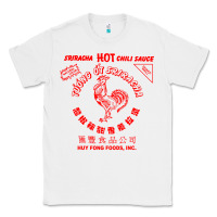 White sriracha sauce Classic Tee - linhVisuals