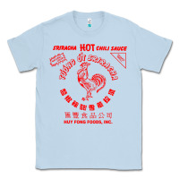 Dusty Blue sriracha sauce Classic Tee - linhVisuals
