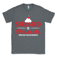 Charcoal Heather stressed is desserts spelled backwards Classic Tee - linhVisuals