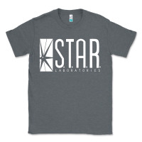 Charcoal Heather star laboratories Classic Tee - linhVisuals