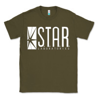 Army Green star labs team Classic Tee - linhVisuals