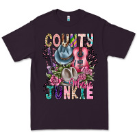 Plum country music junkie Premium Tee - CowhideDigitalArt