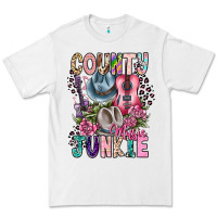White country music junkie Premium Tee - CowhideDigitalArt