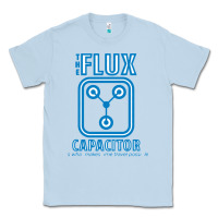 Dusty Blue the flux capacitor Classic Tee - linhVisuals