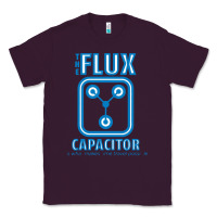 Plum the flux capacitor Classic Tee - linhVisuals