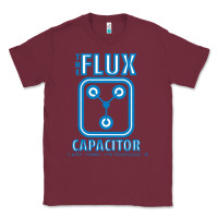 Burgundy the flux capacitor Classic Tee - linhVisuals