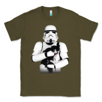 Army Green stormtrooper cat Classic Tee - linhVisuals