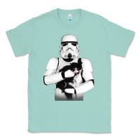 Seafoam stormtrooper cat Classic Tee - linhVisuals