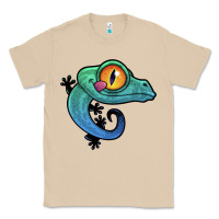 Mushroom cute colorful cartoon gecko Classic Tee - linhVisuals