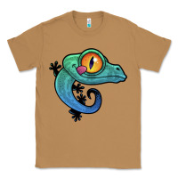 Toasted Coconut cute colorful cartoon gecko Classic Tee - linhVisuals