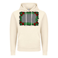 Vintage Artic christmas black and white background Vintage Hoodie - BarkalooDesign