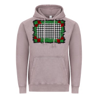 Vintage Zinc christmas black and white background Vintage Hoodie - BarkalooDesign